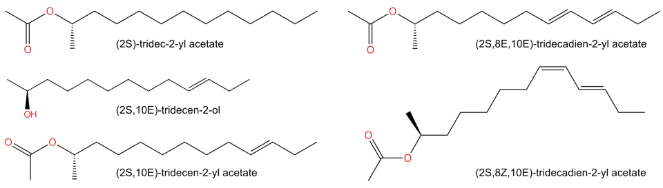 Pheromone compounds of Mayetiola destructor Pheromone compounds of Mayetiola destructor